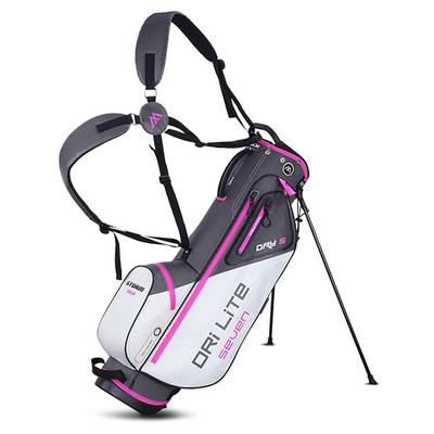 Big Max Dri-Lite Seven G Stand Bag - Charcoal/Fuchsia