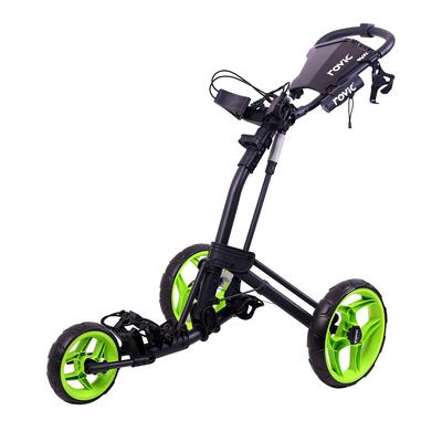 Rovic RV2L Golf Trolley - Charcoal/Lime - thumbnail image 6