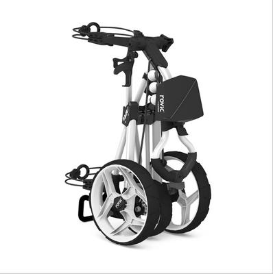 Clicgear Rovic RV3J Junior Compact Push-Cart Trolley - Artic White - thumbnail image 2