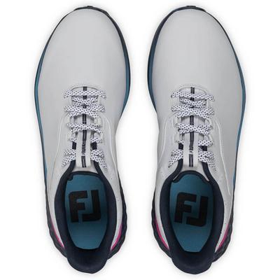 FootJoy Pulse Golf Shoes - White/Navy/Pink - thumbnail image 5