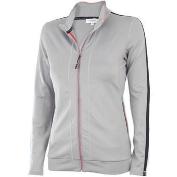 Calvin Klein Ladies Full Zip Performance Tech Pullover - Silver