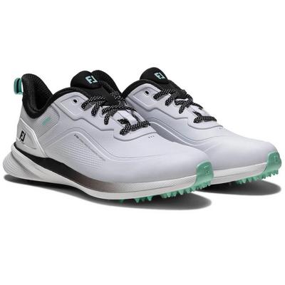 FootJoy Pro SL Golf Shoes - White/Black/Teal - thumbnail image 6