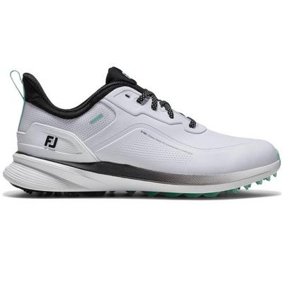 FootJoy Pro SL Golf Shoes - White/Black/Teal