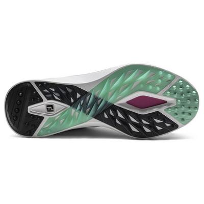 FootJoy Pro SL Golf Shoes - White/Black/Teal - thumbnail image 7