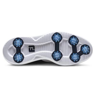 FootJoy Traditions Golf Shoes - White/Navy/Blue - thumbnail image 7