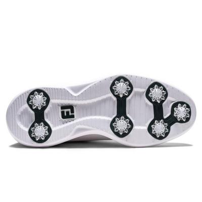 FootJoy Traditions Blucher Golf Shoes - White/Green - thumbnail image 6