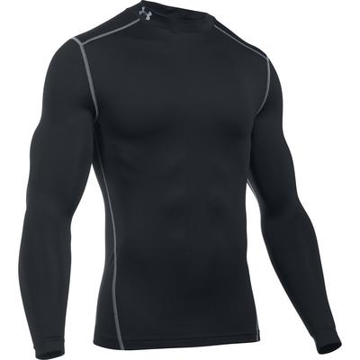 Under Armour ColdGear Armour Compression Mock Golf Baselayer - Black