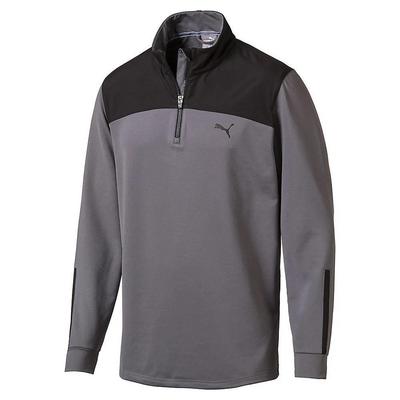 Puma PWRWarm 1/4 Zip Mens Popover - Quiet Shade - thumbnail image 2