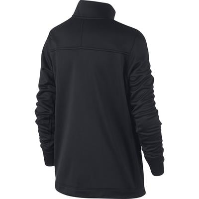 Nike Dri-FIT Therma Boys Half-Zip Golf Top - Black - thumbnail image 2