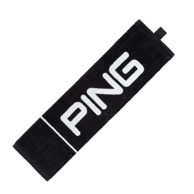 Ping Tri-Fold Towel Black - 2020