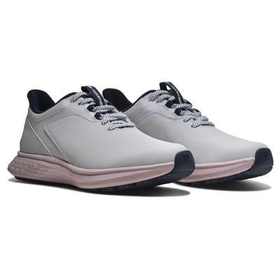 FootJoy Pulse Womens Golf Shoes - White/Navy/Pink - thumbnail image 6
