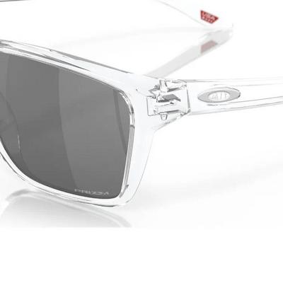 Oakley Sylas Sunglasses - Polished Clear w/Prizm Black Lens - thumbnail image 3