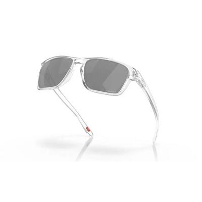 Oakley Sylas Sunglasses - Polished Clear w/Prizm Black Lens - thumbnail image 4