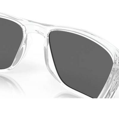 Oakley Sylas Sunglasses - Polished Clear w/Prizm Black Lens - thumbnail image 5