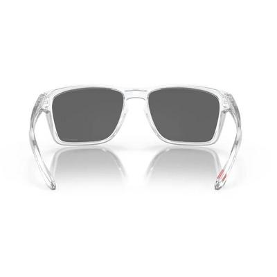 Oakley Sylas Sunglasses - Polished Clear w/Prizm Black Lens - thumbnail image 6