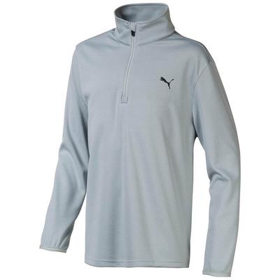 Puma Boys Zip Golf Sweater - Quarry