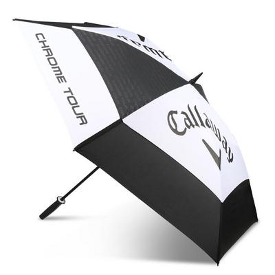 Callaway Tour Authentic 68'' Double Canopy Golf Umbrella - Black/White