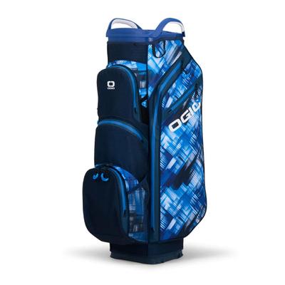 Ogio All Elements Silencer Golf Cart Bag - Blue Hash - thumbnail image 1