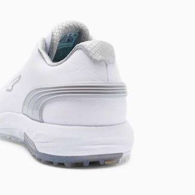 Puma Alphacat Nitro Golf Shoes - White/Grey/Silver - thumbnail image 5