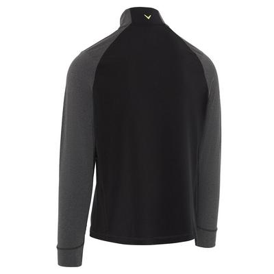 Callaway Aquapel Mixed Media Golf Pullover - Black - thumbnail image 2