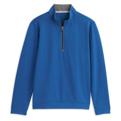 Ashworth French Terry 1/4 Zip Golf Sweater - Cobalt - thumbnail image 2