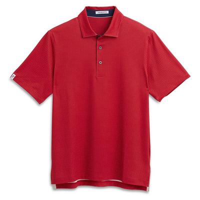 Ashworth Micro Dot Golf Polo - Red