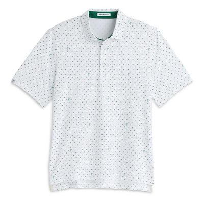 Ashworth Signature Golfman Golf Polo - White/Club Green - thumbnail image 2