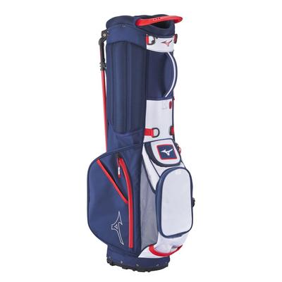 Mizuno BR-D3 Golf Stand Bag - Navy/Red - thumbnail image 2
