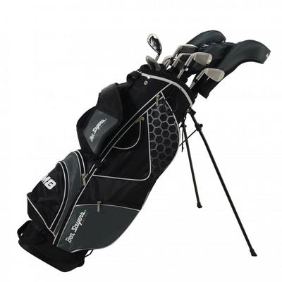 Ben Sayers M8 13 Piece Black Stand Bag Golf Package Set - Graphite/Steel - thumbnail image 1