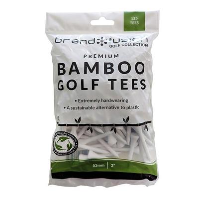 Brand Fusion White Bamboo Tees Bulk Pack - thumbnail image 3