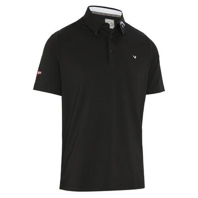 Callaway 3 Chev Odyssey Golf Polo Shirt - Caviar - thumbnail image 1