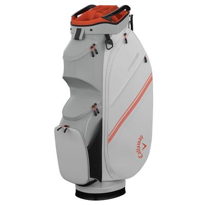 Callaway Chase 14 Golf Cart Bag - White/Silver/Orange