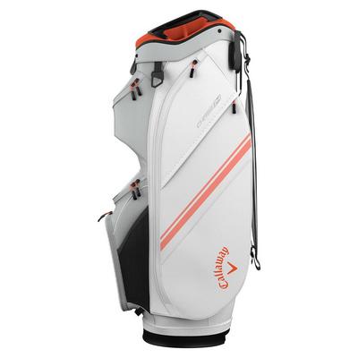 Callaway Chase 14 Golf Cart Bag - White/Silver/Orange - thumbnail image 5