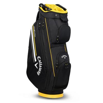 Callaway Chev 14 Plus Golf Cart Bag - Black/Golden Rod - thumbnail image 3