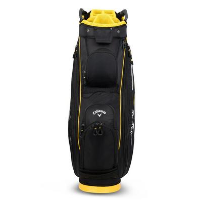 Callaway Chev 14 Plus Golf Cart Bag - Black/Golden Rod - thumbnail image 5