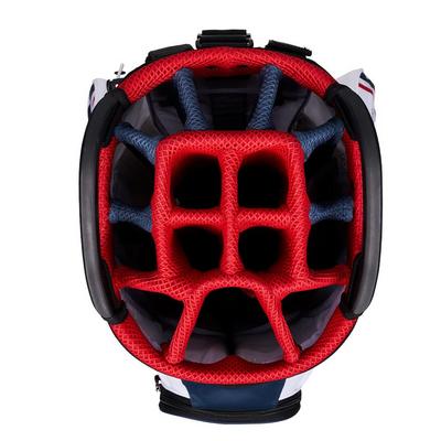 Callaway Chev 14 Plus Golf Cart Bag - Navy/White/Red - thumbnail image 4