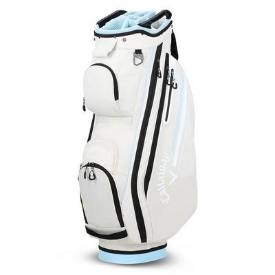 Callaway Chev 14 Plus Golf Cart Bag - Silver/Glacier - thumbnail image 1