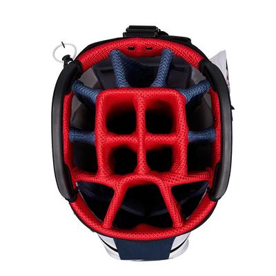 Callaway Chev Dry 14 Waterproof Golf Cart Bag - Navy/White/Red - thumbnail image 2