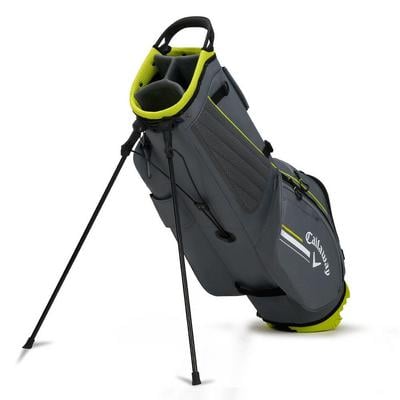 Callaway Chev Golf Stand Bag - Charcoal/Flo Yellow - thumbnail image 3