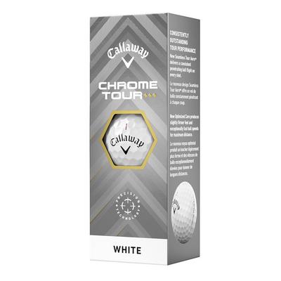 Callaway Chrome Tour Triple Diamond Golf Balls - White - thumbnail image 2