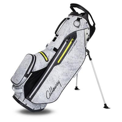 Callaway Fairway Plus HD Waterproof Golf Stand Bag - Grey Splatter Paint