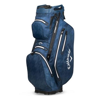 Callaway Org 14 HD Waterproof Golf Cart Bag - Navy Houndstooth