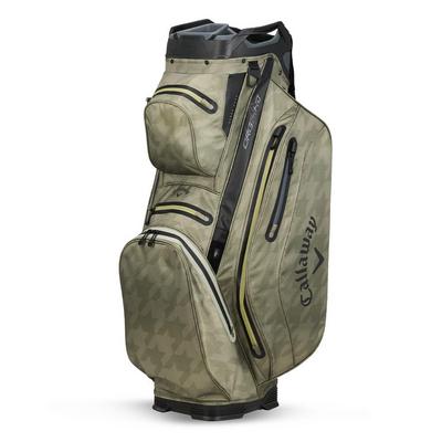 Callaway Org 14 HD Waterproof Golf Cart Bag - Olive Houndstooth - thumbnail image 1