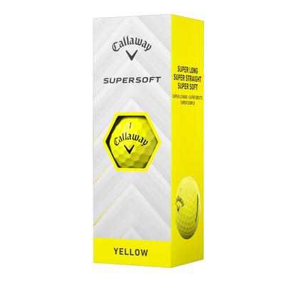 Callaway Supersoft Golf Balls - Yellow - thumbnail image 2