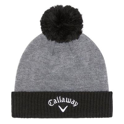 Callaway Tour Authentic Pom Golf Beanie - Charcoal/Black