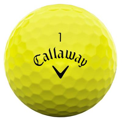 Callaway Warbird Distance+ Golf Balls - Yellow - thumbnail image 4