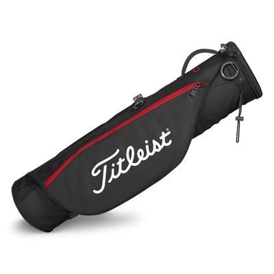 Titleist Carry Golf Pencil Bag - Black/Black/Red