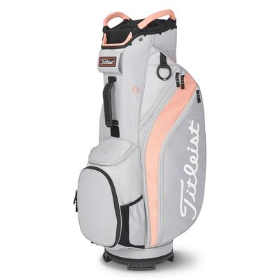 Titleist Cart 14 Golf Cart Bag - Grey/Peach - thumbnail image 1