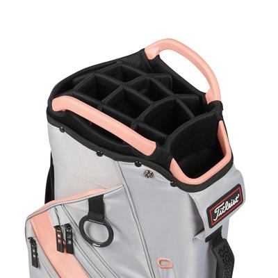 Titleist Cart 14 Golf Cart Bag - Grey/Peach - thumbnail image 3