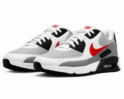 Nike Air Max 90 G Golf Shoes - White/Fire Red/Smoke Grey - thumbnail image 4